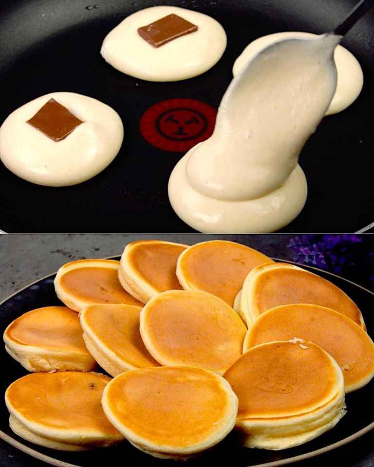 Stuffed pancakes Mini pancakes