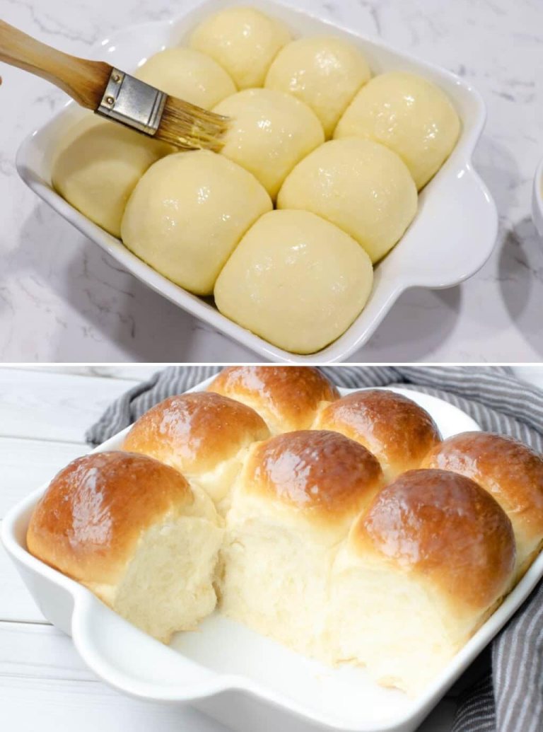 Condensed Milk Dinner Rolls