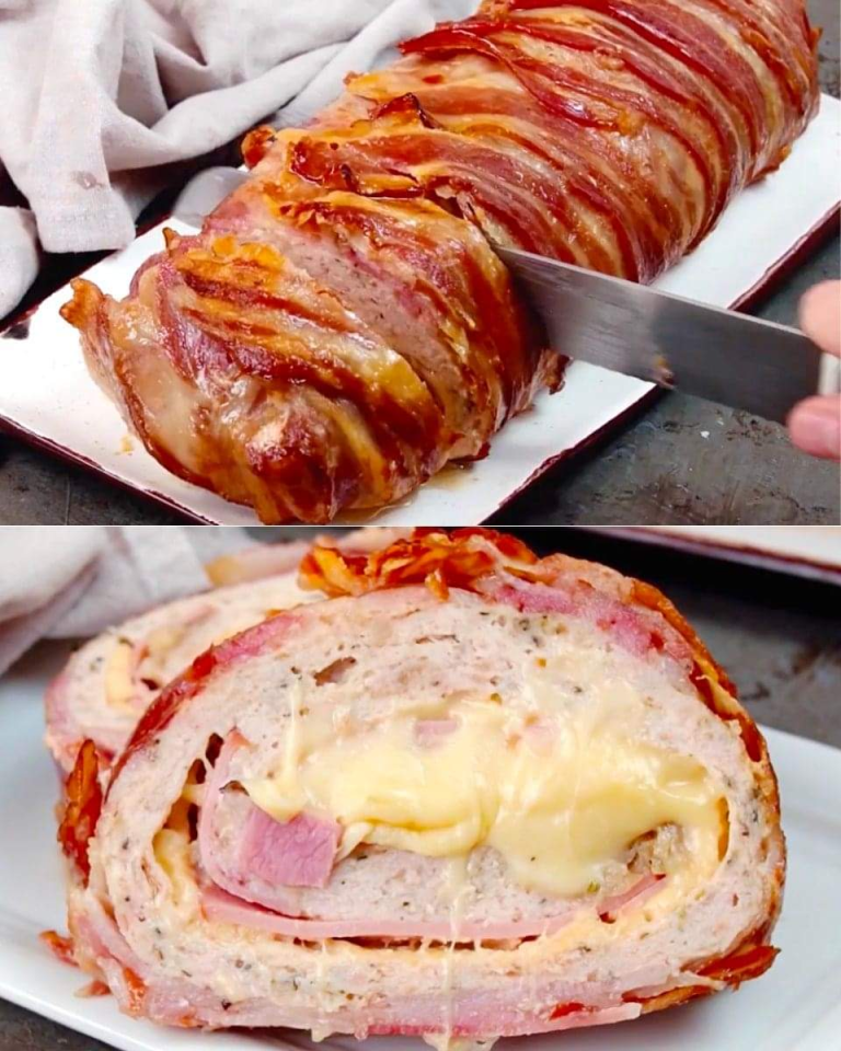 BACON WRAPPED CHICKEN MEATLOAF