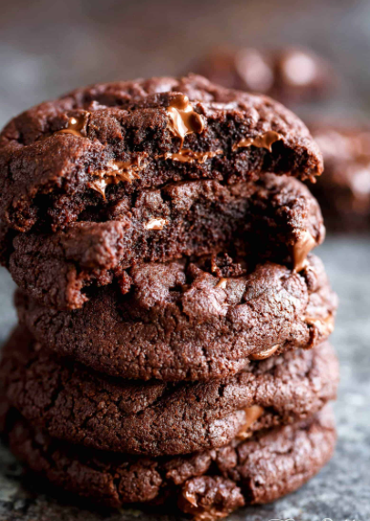 FUDGY CHOCOLATE BROWNIE COOKIES