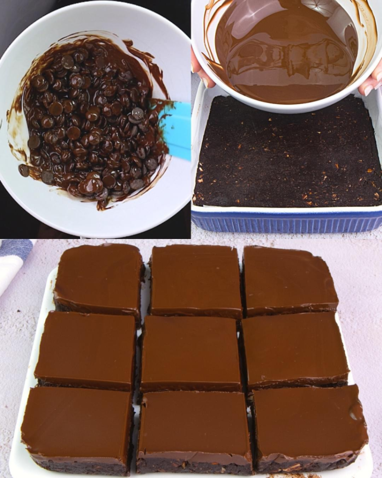 NO BAKE BROWNIES