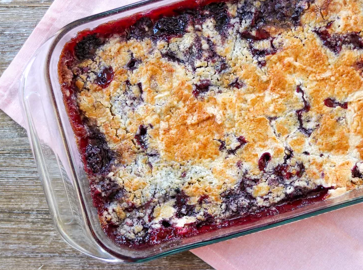 Blackberry Dump Cake