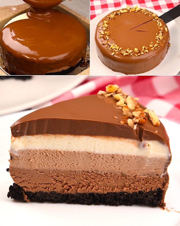 3 layers cheesecake