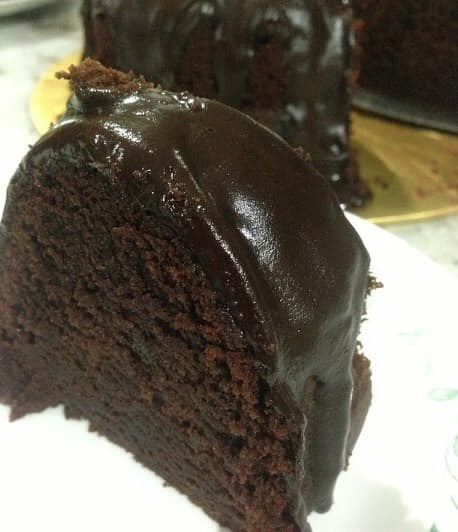 DEEP CHOCOLATE SOUR CREAM POUND CAKE