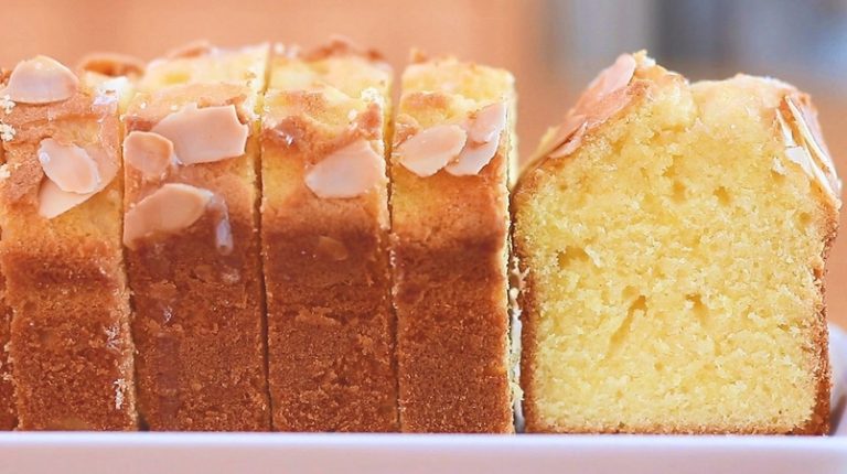 Moist and Rich Almond Pound Cake