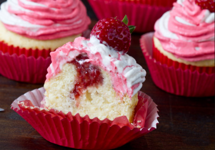 Strawberry Cupcakes