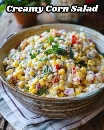 Creamy Corn Salad Recipe: A Fresh and Flavorful Side Dish